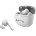 Bezdrôtové slúchadlá CANYON TWS8W Bluetooth s mikrofónom, biele