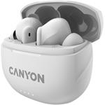 Bezdrôtové slúchadlá CANYON TWS8W Bluetooth s mikrofónom, biele