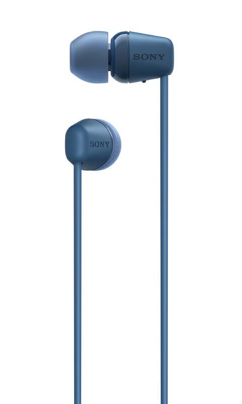 Bezdrôtové slúchadlá Sony WI-C100, modré