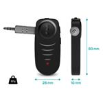 Bezdrôtový audio prijímač CONNECT IT, ČIERNY