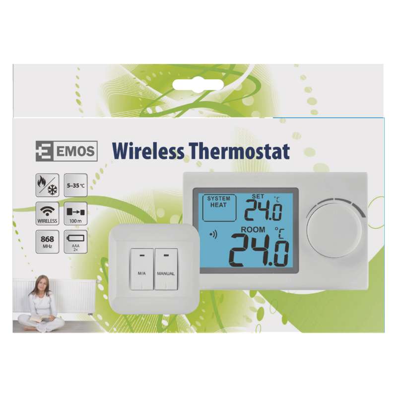 Bezdrôtový izbový termostat EMOS P5614