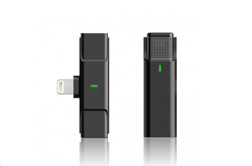 Bezdrôtový mikrofón Viking s klipom M301, konektor Lightning