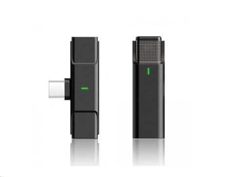 Bezdrôtový mikrofón Viking s klipom M301, konektor USB-C