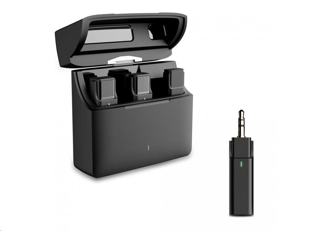 Bezdrôtový mikrofón Viking s klipom M302, 3,5 mm jack