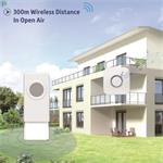 Bezdrôtový zvonček Geti GWD307B nsa batériu