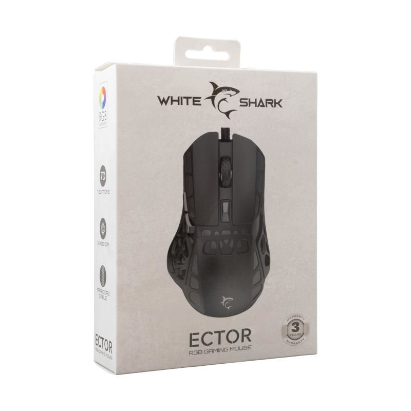 Biely žralok ECTOR, čierny