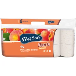 Big Soft toaletní papír Colour Broskev 8+2 role x 200, 2 vrst.