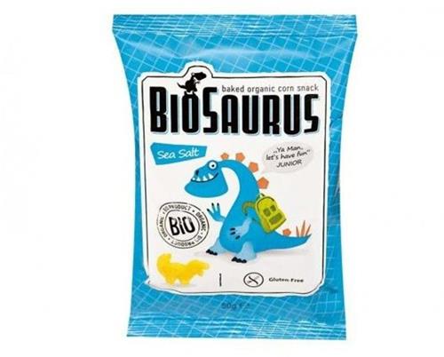 Biosaurus Kukuřičné křupky mořská sůl 50 g 