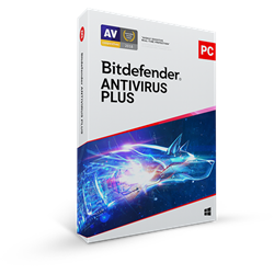 Bitdefender Antivirus Plus 1 rok, 3 PC