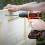 Black&Decker BDCDD121KA Kompaktná akumulátorová vŕtačka