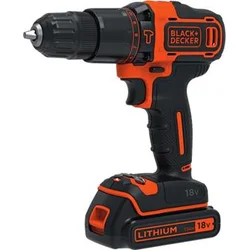 Black&Decker BDCHD18 Aku příklepová vrtačka 18V, 1,5Ah