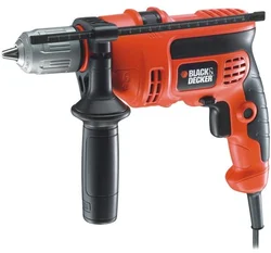 Black&Decker CD714CRESKD Vrtačka příklepová, 710W, 2800ot./min, vrtání do oceli 13mm, nastav. otáčky, kufr