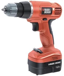 Black&Decker EPC12CA Vrtačka Aku, 12V, 750 ot./min, 11 Nm, zpětný chod, plynulá regulace otáček