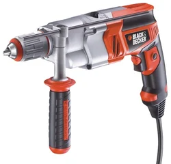 Black&Decker KR910K Vrtačka příklepová, 910W, 3000ot/min, vrtání do zdi 16mm, nastav. otáčky, kufřík