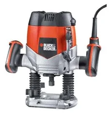 Black&Decker KW900EKA Fréza horní, 1200W, 28 000 ot/min, plynulá regulace ot., odsávání prachu, kufřík