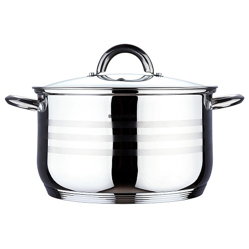 BLAUMANN Nerezový kastról s pokrievkou 20 cm Gourmet Line BL-1020