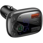 Bluetooth FM vysielač Baseus S13 v tvare T, čierny