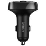 Bluetooth MP3 FM vysielač Baseus s nabíjaním, 2x USB 3,4 A, čierny