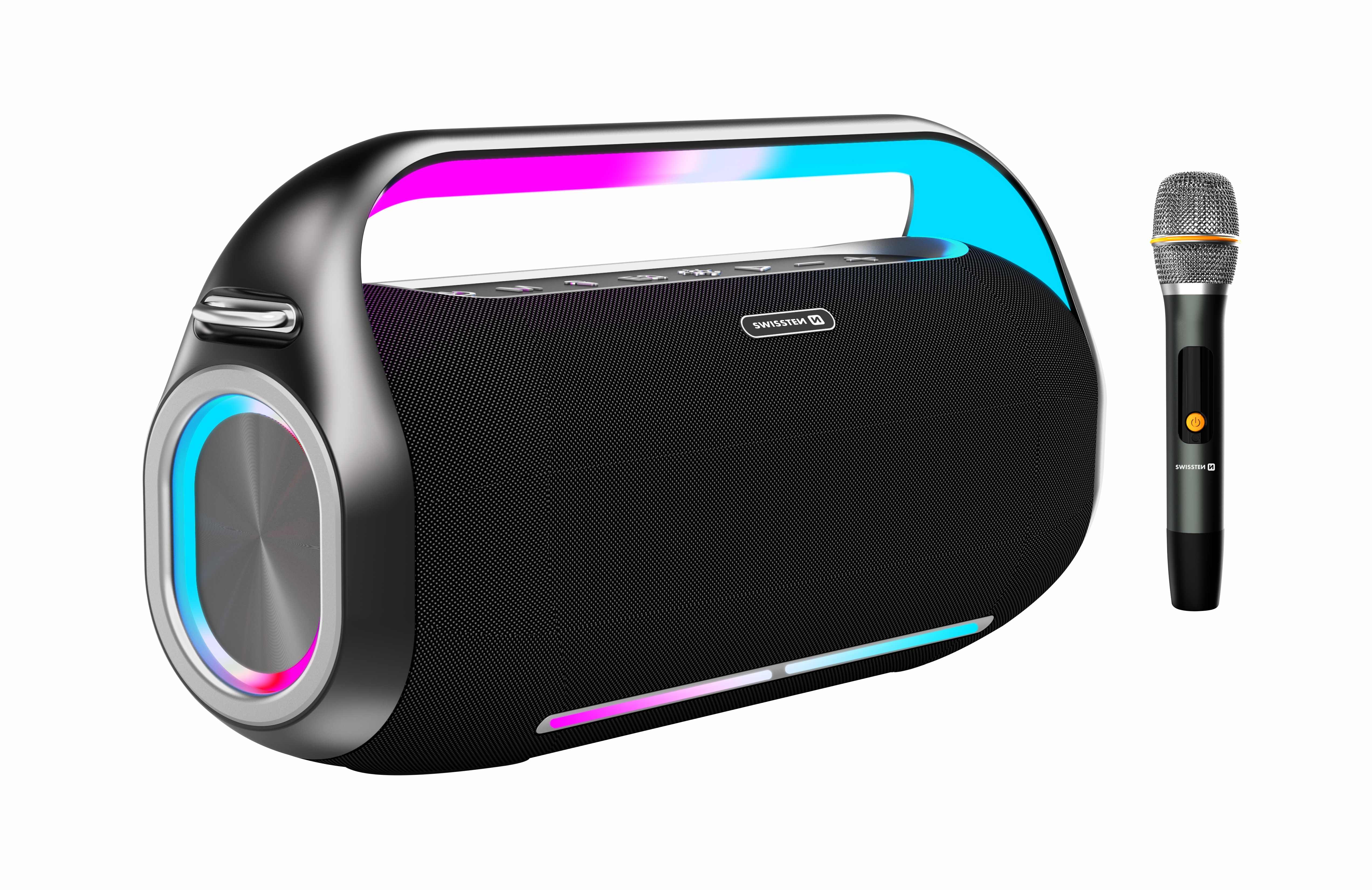 Bluetooth reproduktor Swissten Harmony 300 W, čierny
