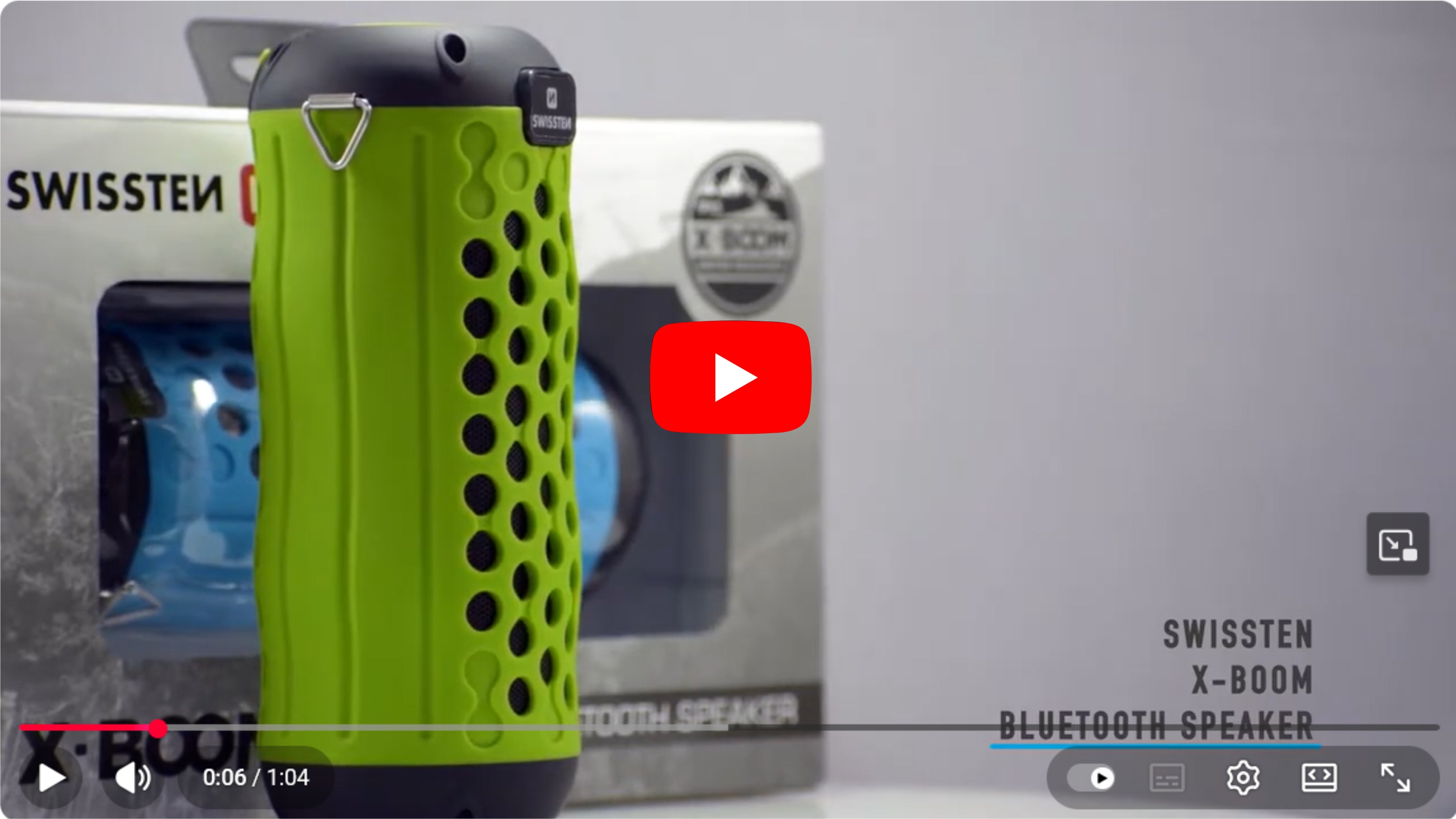 Bluetooth reproduktor Swissten X-Boom, čierny