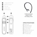 Bluetooth slúchadlá Swissten Caller, čierne