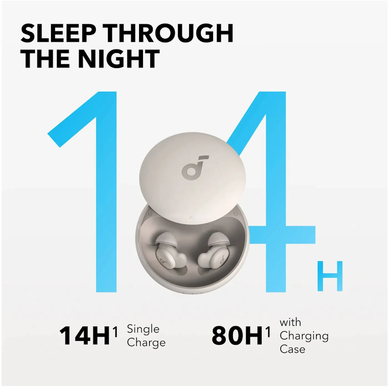 Bluetooth sluchátka Anker soundcore Sleep A20, béžová