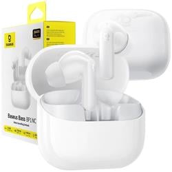 Bluetooth sluchátka Baseus Bass BP1 NC bílá