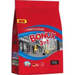 Bonux prací prášek For Men Vibrant Musk 20 PD/1,5kg