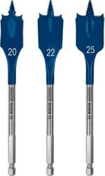 BOSCH 3-dielna sada plochých vrtákov do dreva EXPERT Self Cut Speed, 20/22/25 mm (2.608.900.331)
