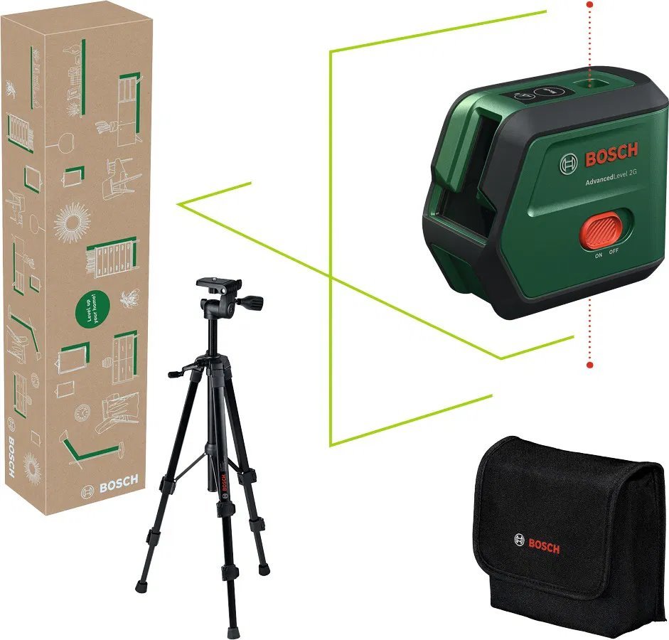 Bosch AdvancedLevel 2G Set Cross Laser (0.603.663.GZ1)