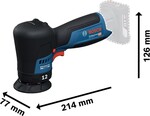 BOSCH AKU leštička bez batérie GPX 12V-77 (0.601.9L4.000)