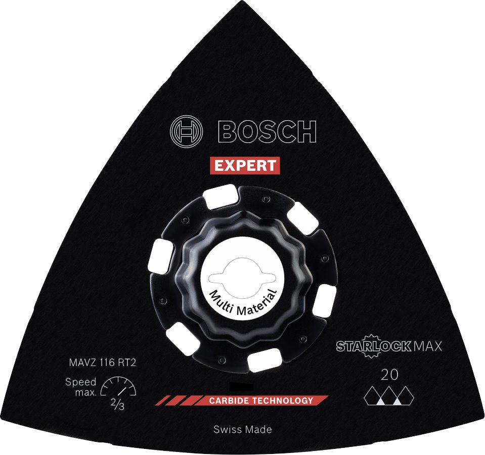 BOSCH Brusná deska EXPERT MAVZ 116 RT2, 116 mm (2.608.902.078)