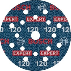 BOSCH Brúsny kotúč EXPERT O780 s fóliou, 125 mm, G120, 50 ks (2.608.902.410)