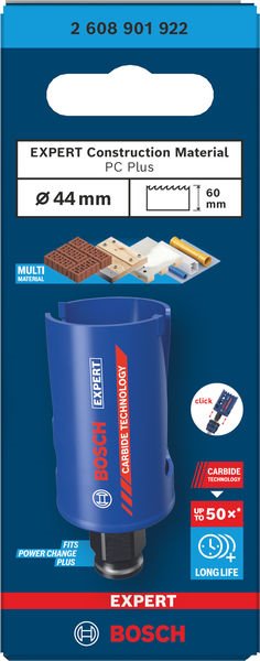 BOSCH Děrovka EXPERT Construction Material Power Change Plus, 44 × 60 mm (2.608.901.922)