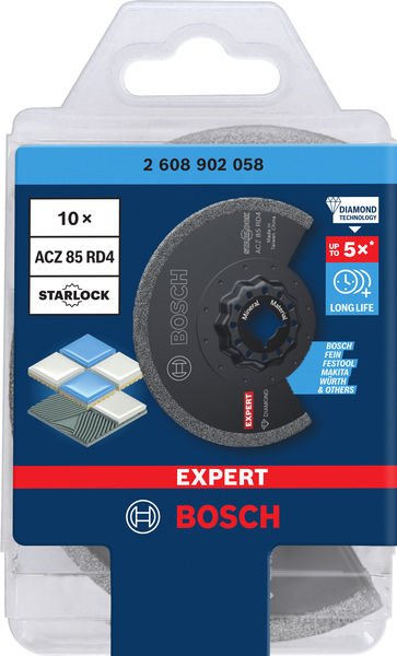 BOSCH EXPERT ACZ 85 RD4 Grout Segment Blade, 85 mm, 10 ks (2.608.902.058)
