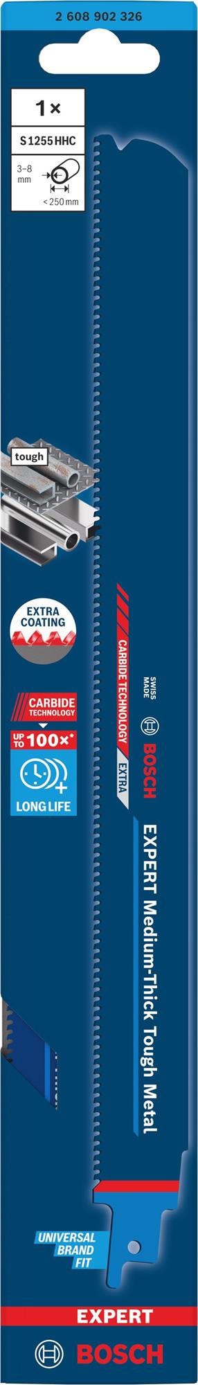 BOSCH EXPERT Medium-Thick Tough Metal S1255HHC Pilový list (2.608.902.326)