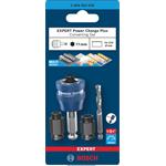 BOSCH EXPERT Power Change Plus Converting Set, Hex Shank 11 mm, HSS-G, 7.15 x 45 x 85 mm, 2 Adapter Nuts (2.608.902.039)