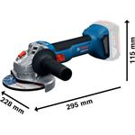 BOSCH GSB + GBH + GWS + 2× GBA 4.0Ah + GAL18V-40 Kombinovaná sada 3 kusů 18V nářadí (0.615.A50.0AG)