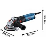 BOSCH GWS 14-125 S Professional Úhlová bruska (0.601.7D0.100)