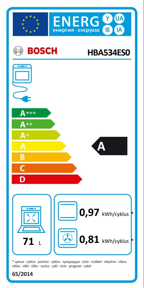 Bosch HBA534ES0