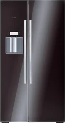 BOSCH KAD62S50 americká chladnička, 355/178 l, A+, NoFrost, výrobník ledu, LCD, černá