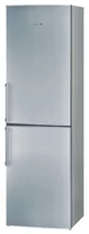 BOSCH KGV39X47 kombinovaná chladnička Inox, 260/91 l, A++, mraznička dole, skleněné odkládací plochy
