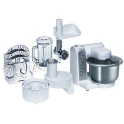 BOSCH Kuchyňský robot MUM 4780, 600W, 4 rychlostní stupně,s masomlýnkem, LED ukazatele, příslušenství