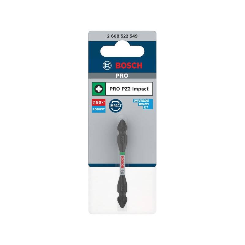 BOSCH Oboustranný bit PRO Impact pro Pick and Click, PZ2, 65 mm (2.608.522.549)