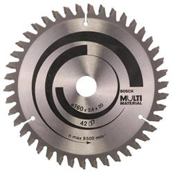 BOSCH pílový kotúč PRO Multi Material pre okružnú pílu, 160 × 2,4 × 20 mm (2.608.640.503)