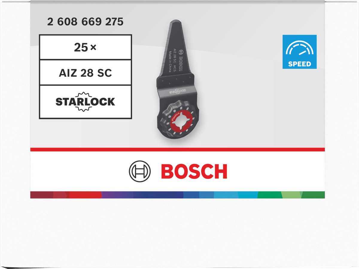BOSCH Pilový list na plasty AIZ 28 SC, Starlock, 28 × 40 mm (2.608.669.275)