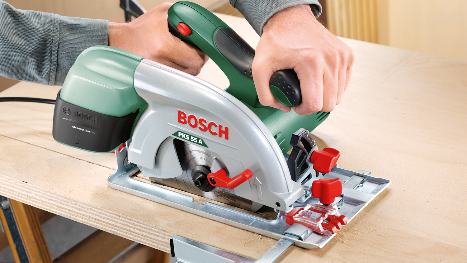 Bosch PKS55A + řezný kotouč Precison 18 (0.603.501.002)