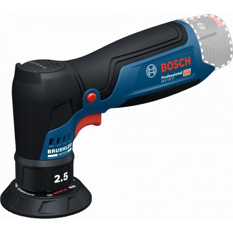 BOSCH PRO GEX 12V-77 + vložka do excentrickej brúsky (0.601.9L2.101)