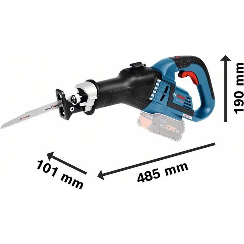 BOSCH PRO GSA 18V-32 Akumulátorová pila ocaska (0.601.6A8.108)