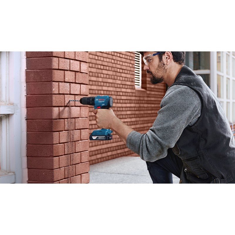 BOSCH PRO GSB 185-LI Akumulátorová vŕtačka s príklepom (0.601.9K3.104)